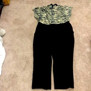 Express Woman’s sz XL Animal print jumpsuit